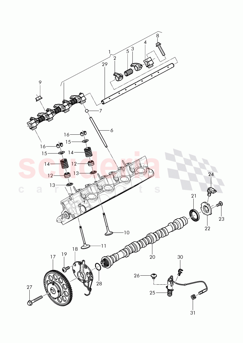 camshaft, valves, D >> - MJ 2015 of Bentley Bentley Mulsanne (2010+)