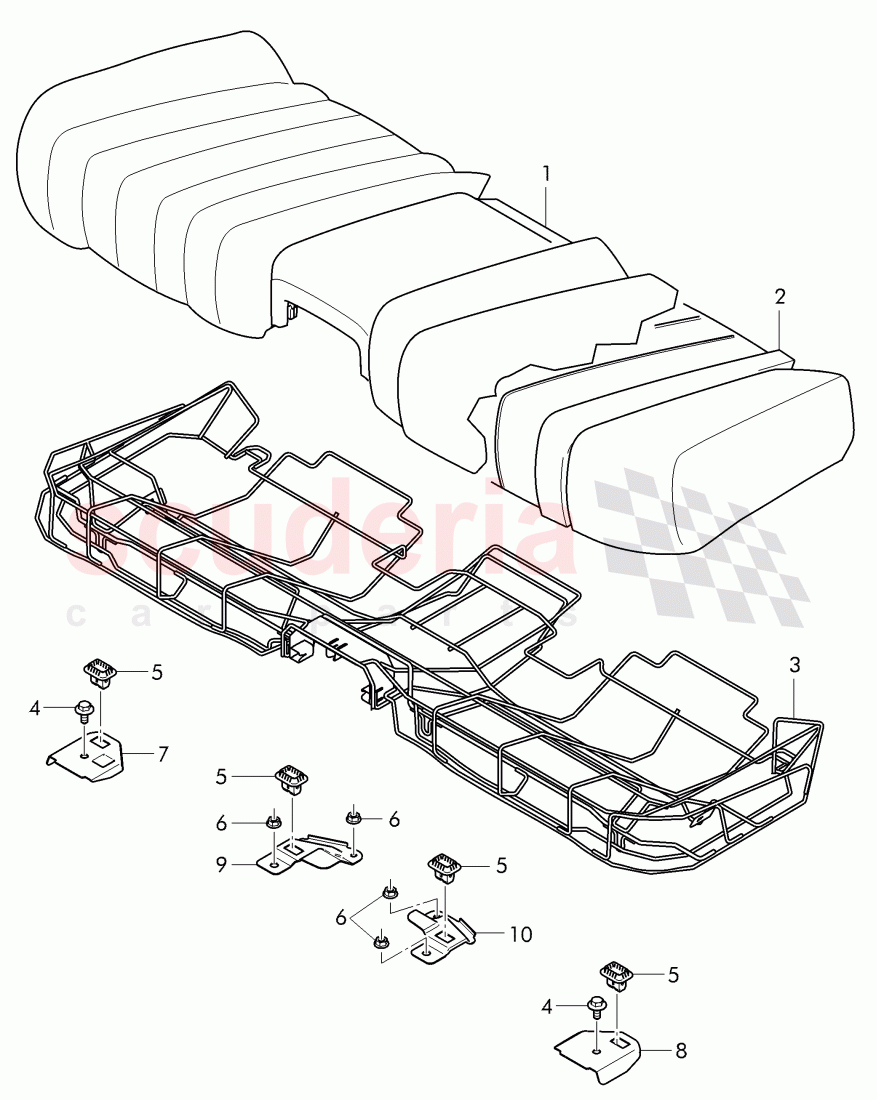 rear seat, D - MJ 2017>> of Bentley Bentley Continental Flying Spur (2013+)