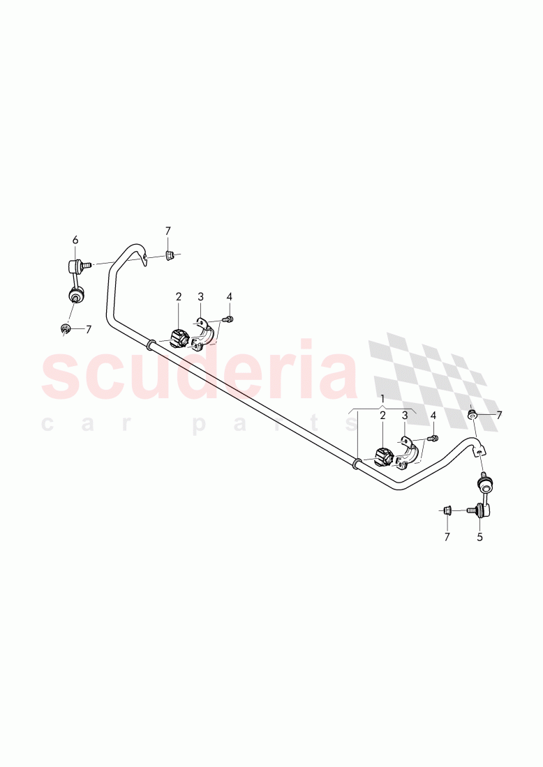 stabilizer, D - MJ 2017>> of Bentley Bentley Mulsanne (2010+)