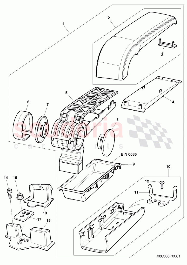 center console, D >> - MJ 2007 of Bentley Bentley Continental GTC (2006-2010)