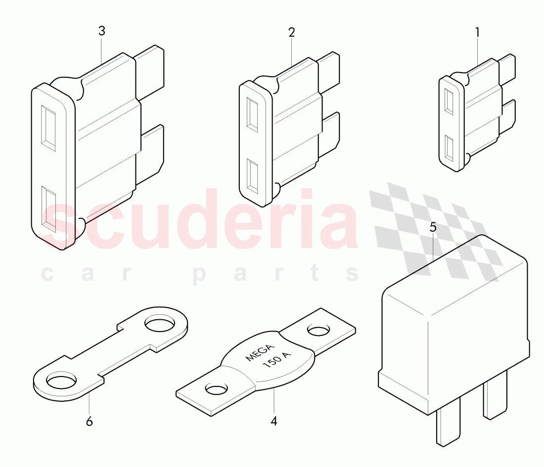 Fuses of Bentley Bentley Continental Flying Spur (2013+)