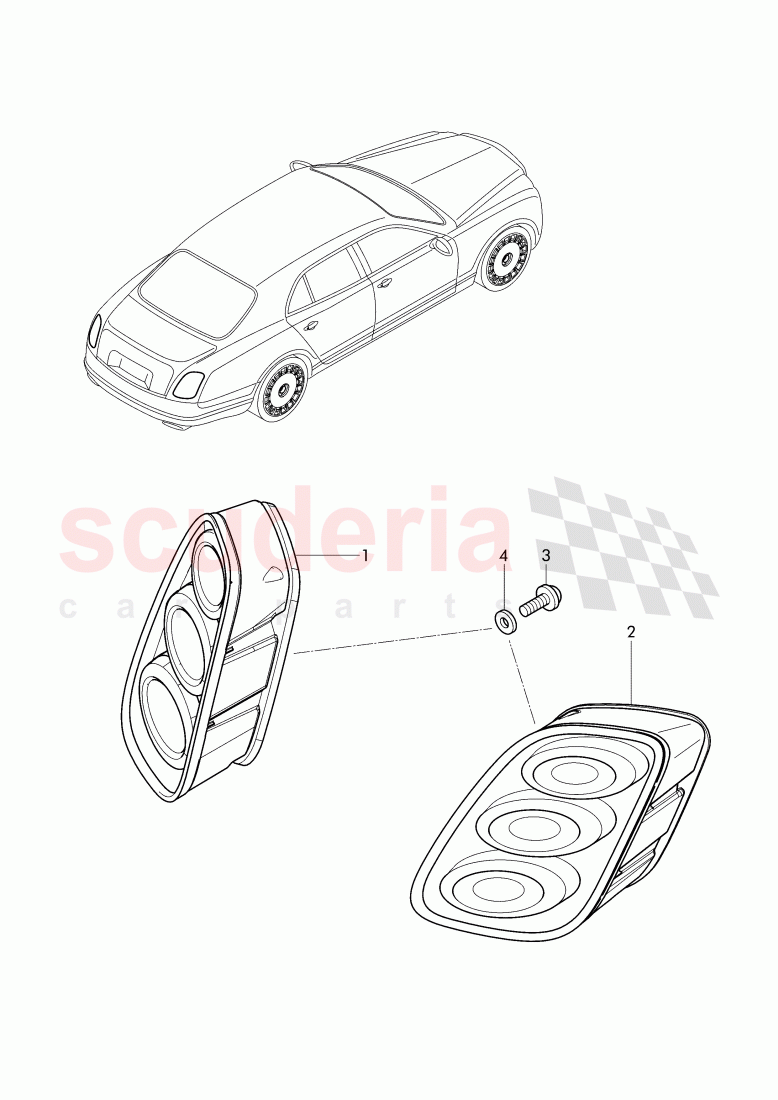 taillight, D - MJ 2016>> - MJ 2016 of Bentley Bentley Mulsanne (2010+)