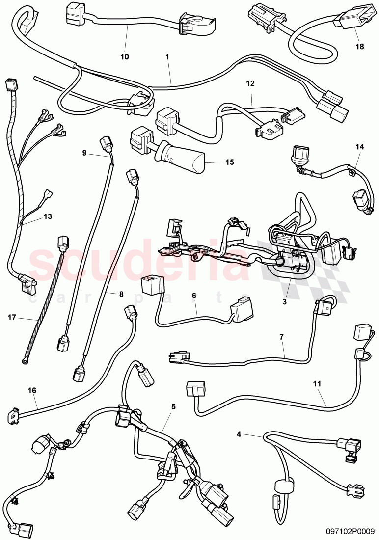 wiring harnesses, D >> - MJ 2011 of Bentley Bentley Continental Supersports (2009-2011)