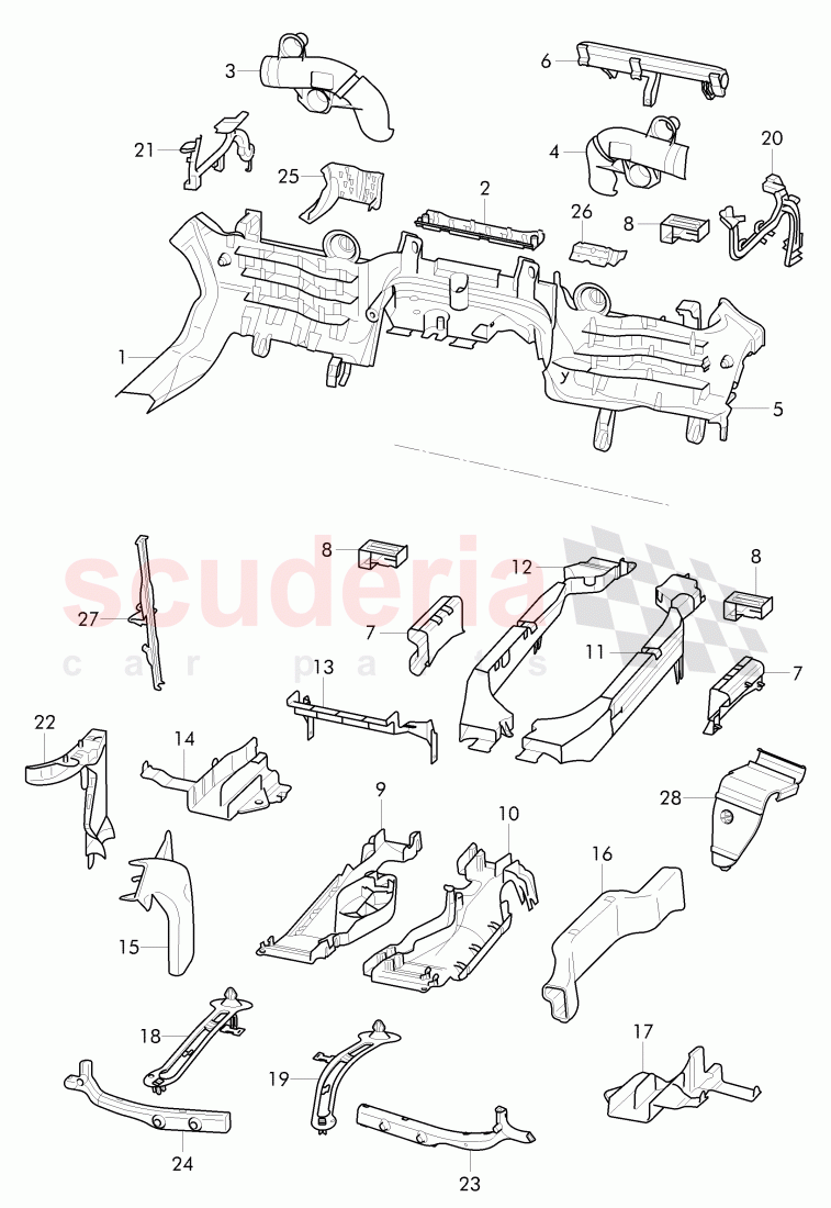 wiring conduit of Bentley Bentley Continental Flying Spur (2013+)