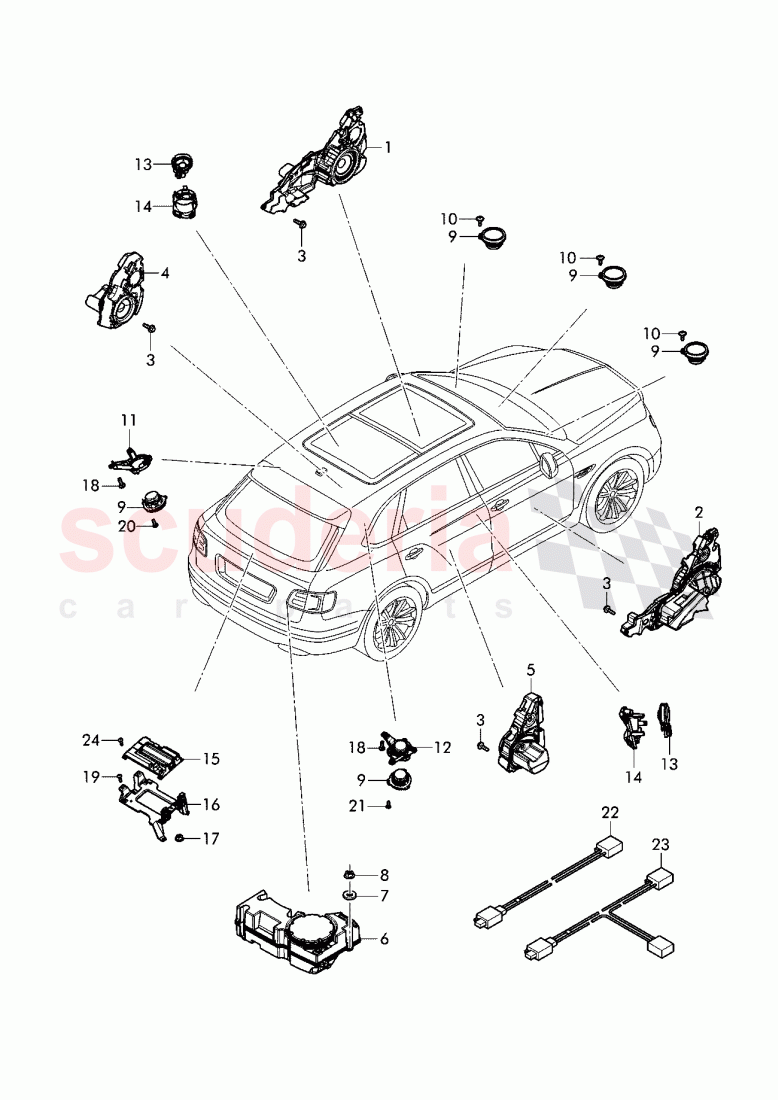 Sound Paket of Bentley Bentley Bentayga (2015+)