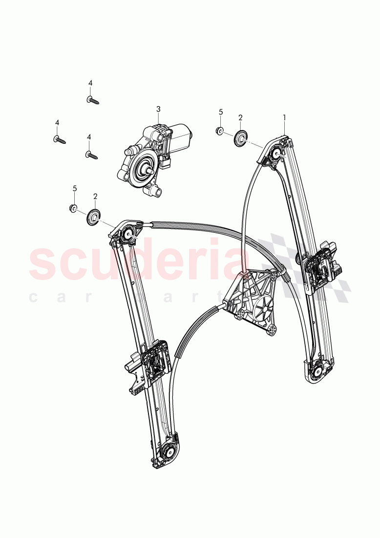 window regulator of Bentley Bentley Bentayga (2015+)