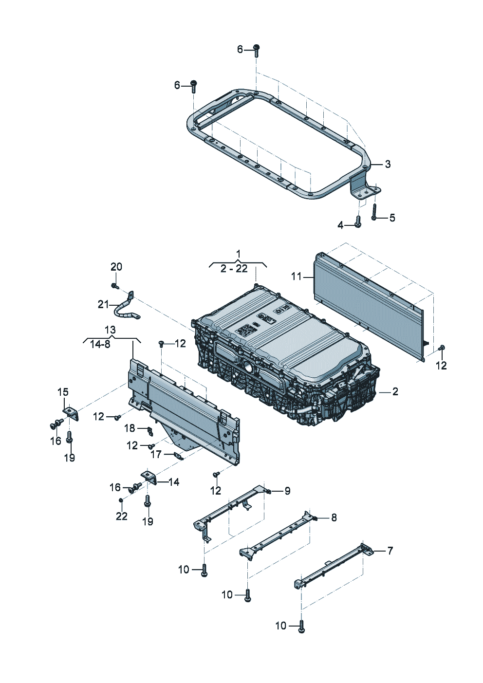 High-voltage battery of Bentley Bentley Continental GT Convertible (2025)