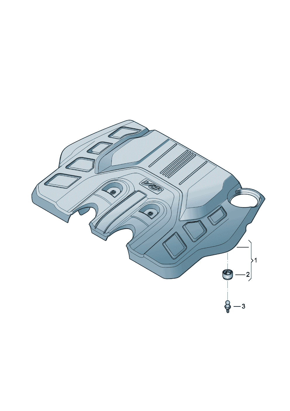 Engine cover of Bentley Bentley Continental GT Convertible (2025)