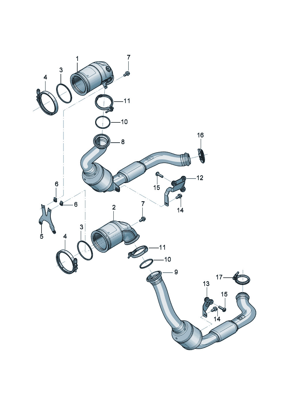 Pre-catalyst
Exhaust pipe with catalyst of Bentley Bentley Continental GT Convertible (2025)