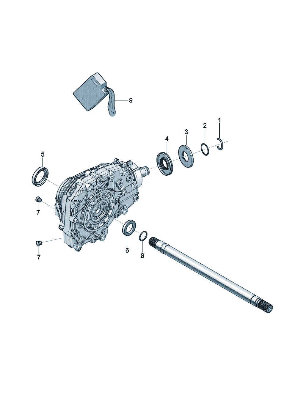 Front axle differential
Service parts of Bentley Bentley Continental GT Convertible (2025)