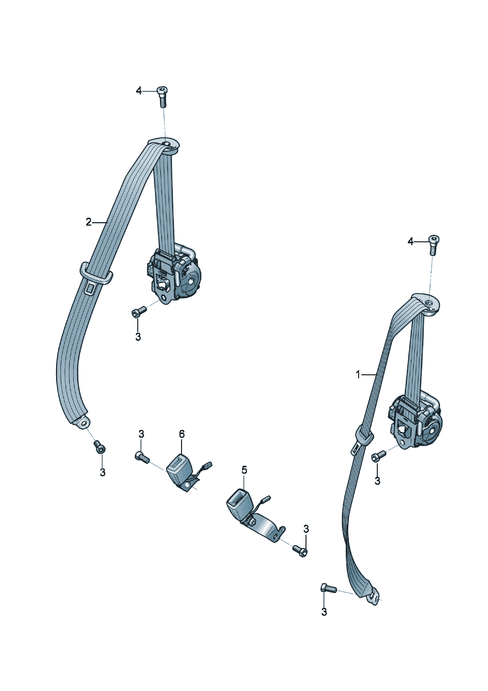 Seat belts of Bentley Bentley Continental GT Convertible (2025)