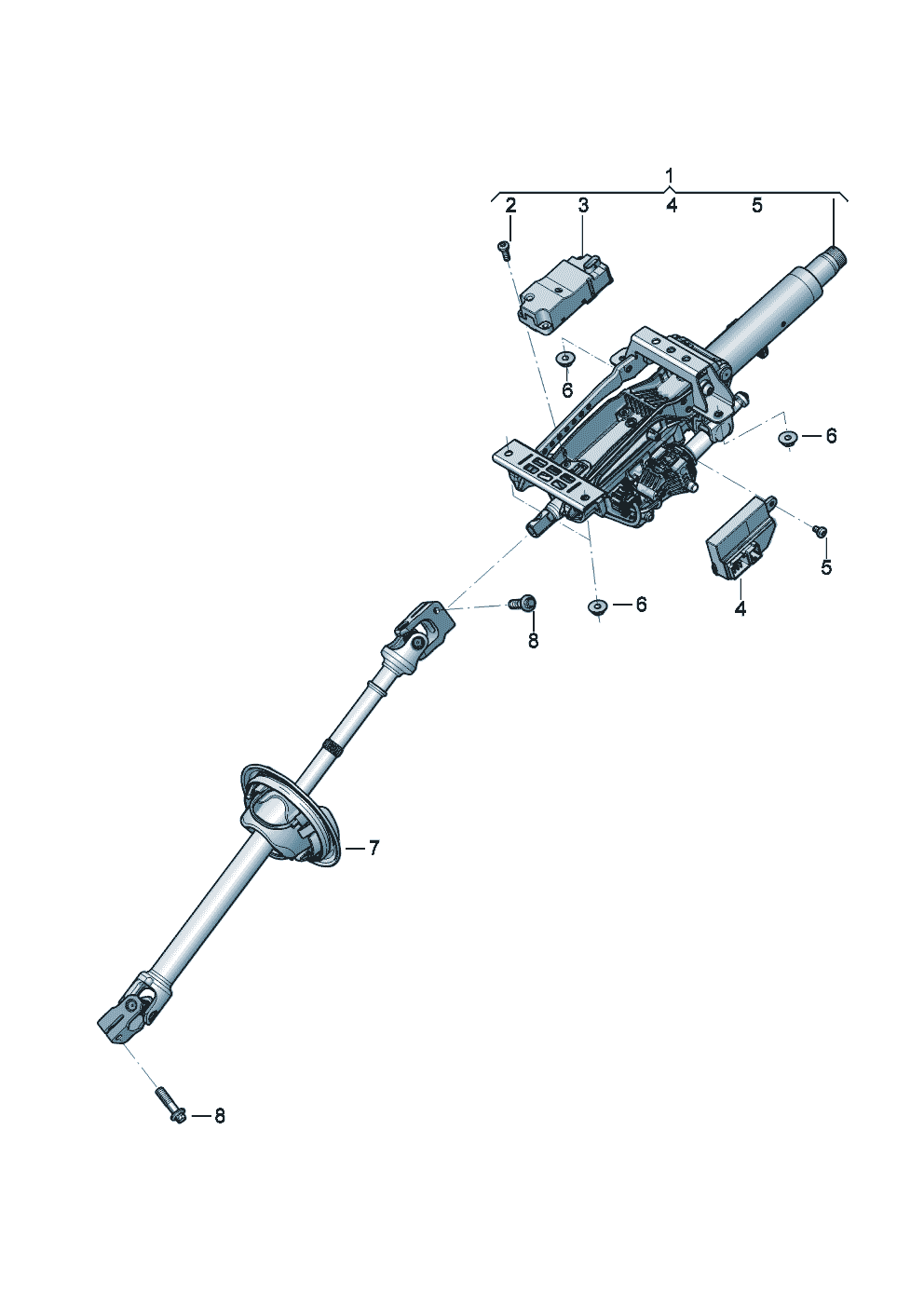 Steering column of Bentley Bentley Continental GT Convertible (2025)