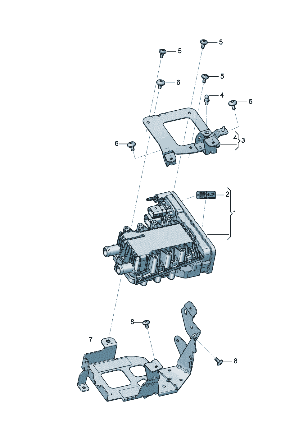 High-voltage heating (PTC) of Bentley Bentley Continental GT (2017) 