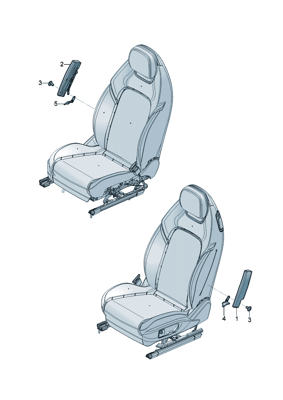 Side airbag unit of Bentley Bentley Continental GT (2017)