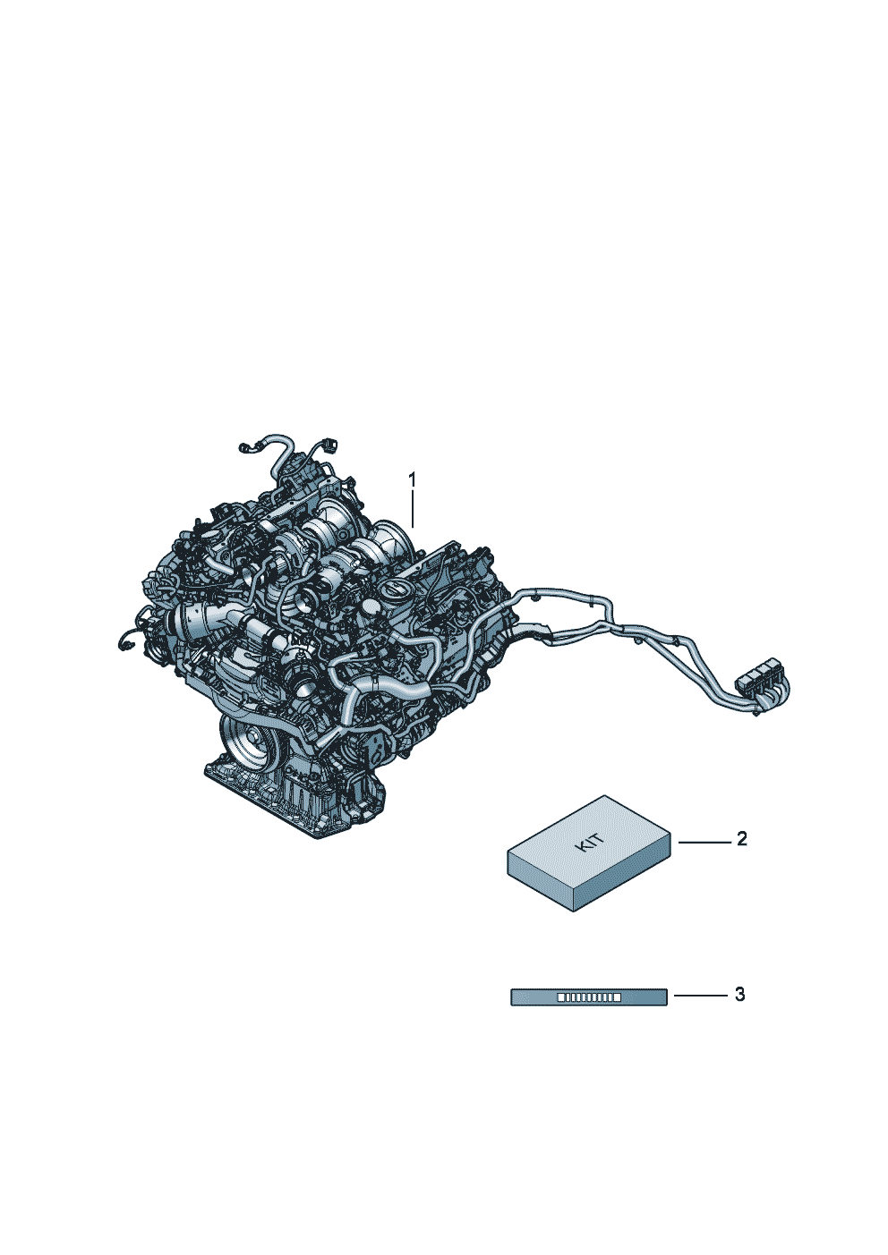 engine, complete
Auxiliary material of Bentley Bentley Continental GT (2017) 