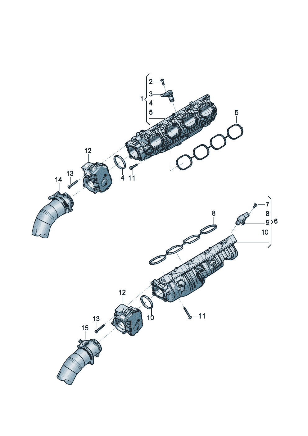 Intake manifold
Throttle valve of Bentley Bentley Continental GT (2017)