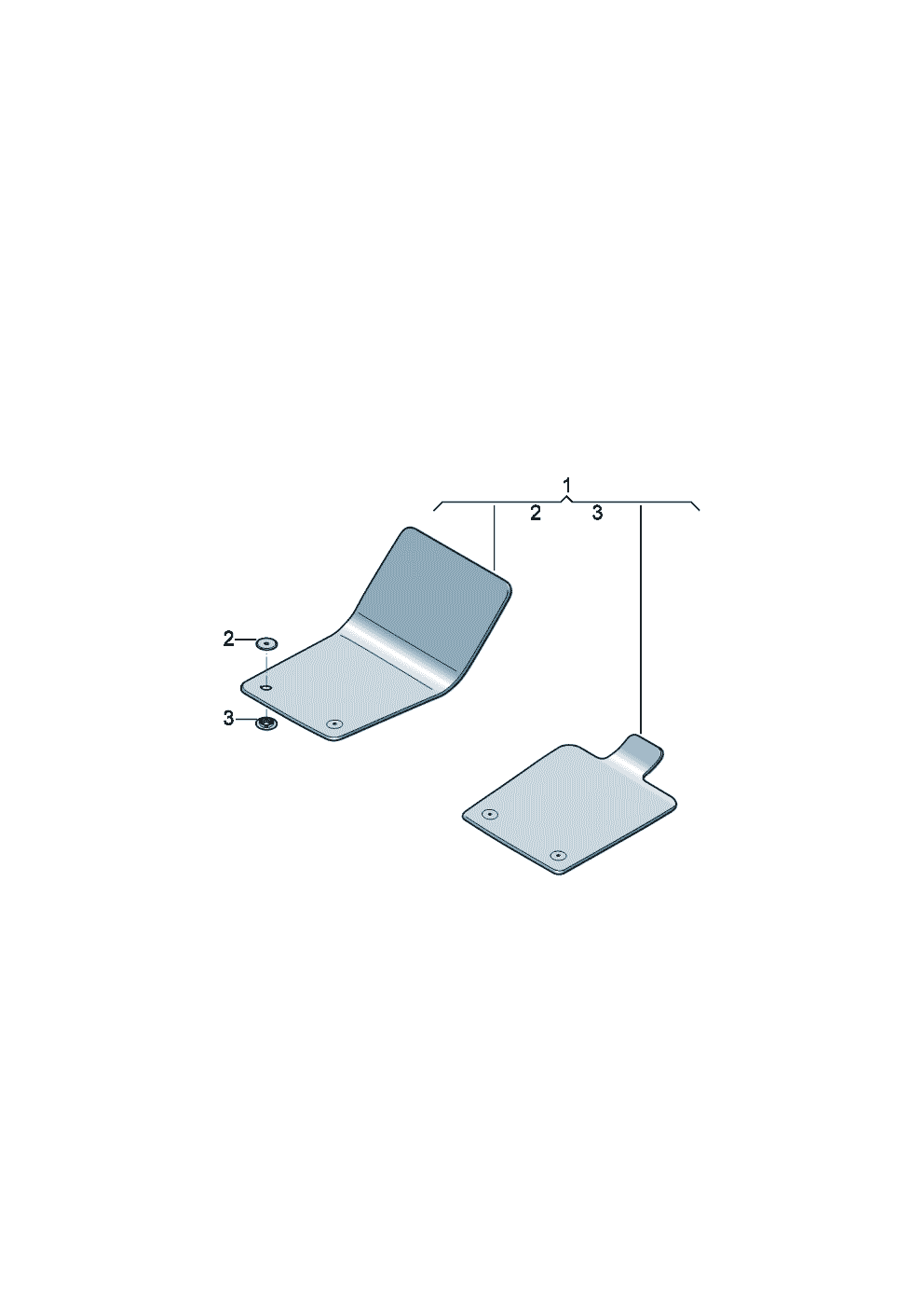 Genuine accessories
floor covering of Bentley Bentley Continental GT (2017)