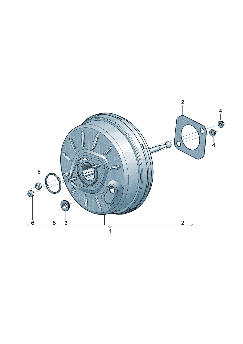 Brake servo of Bentley Bentley Continental Flying Spur (2025) 