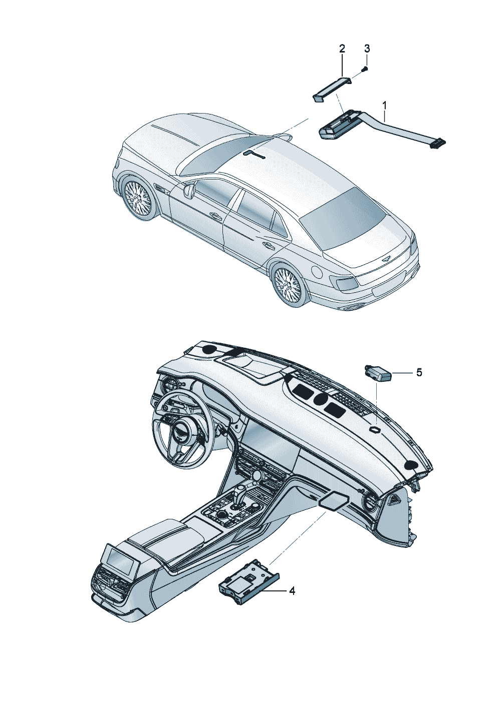 Electric parts for
road toll system of Bentley Bentley Continental Flying Spur (2025) 