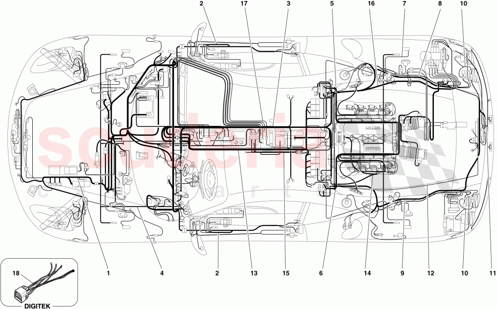 ELECTRICAL SYSTEM of Ferrari Ferrari 430 Coupe