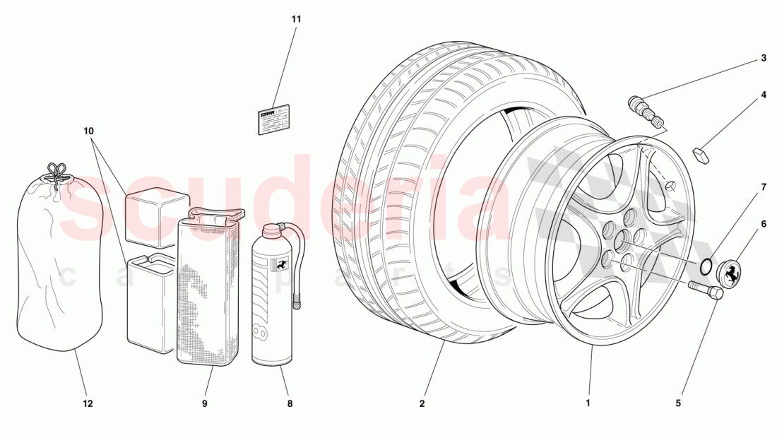 WHEELS of Ferrari Ferrari 456 GT/GTA