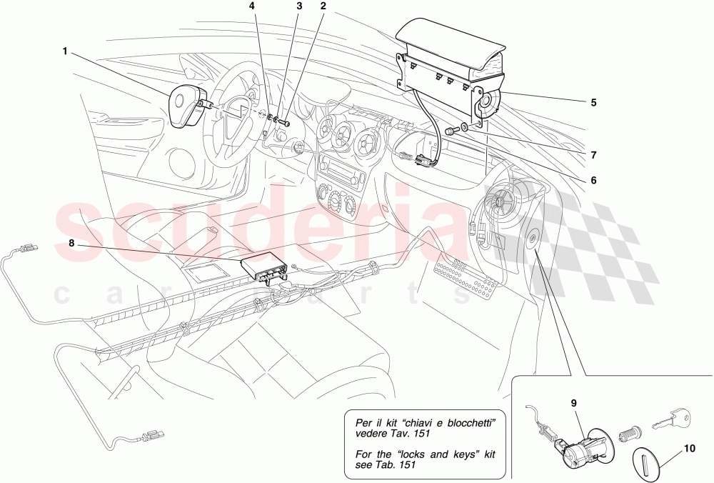 AIRBAGS of Ferrari Ferrari 430 Spider