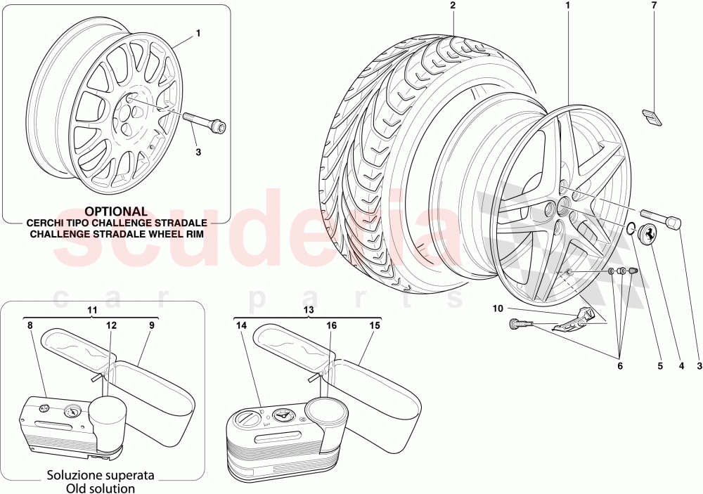 WHEELS of Ferrari Ferrari 430 Coupe