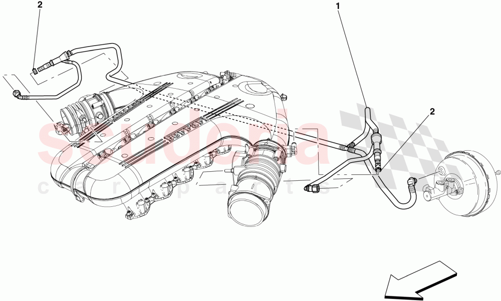 POWER STEERING SYSTEM of Ferrari Ferrari 599 GTO