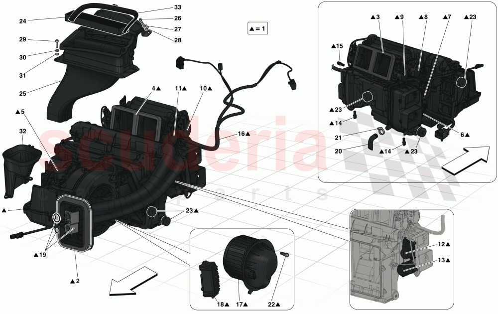 EVAPORATOR UNIT of Ferrari Ferrari LaFerrari