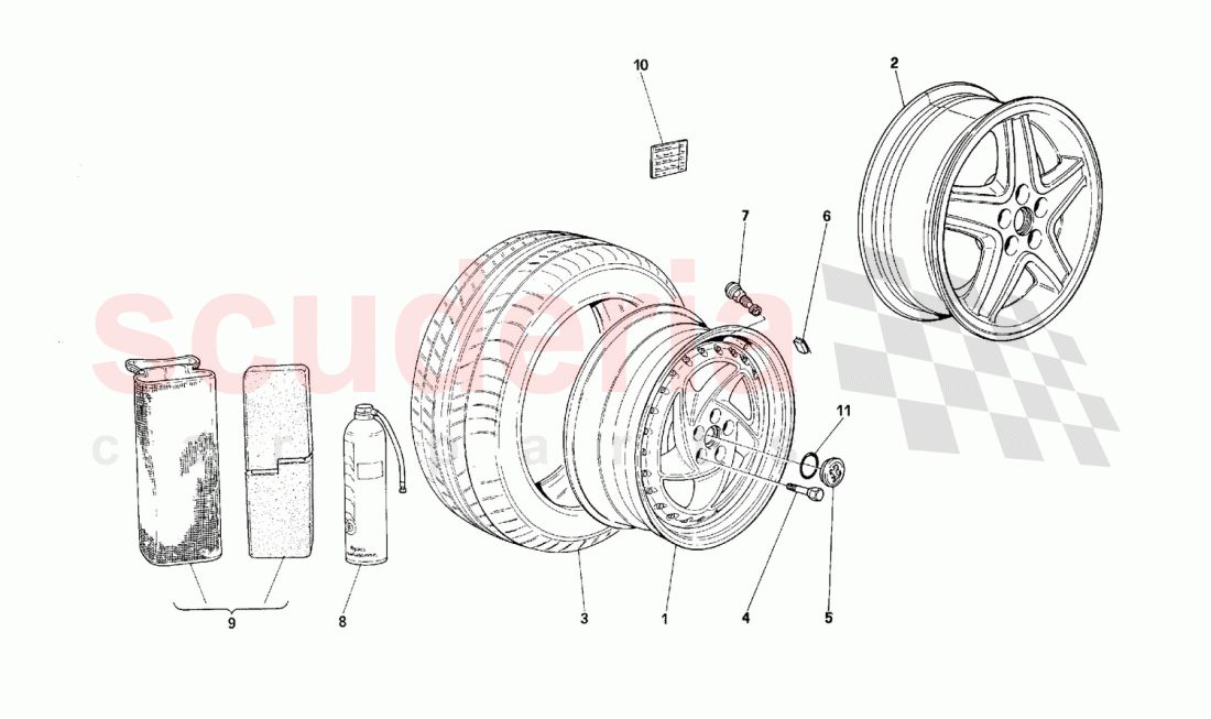 Wheels of Ferrari Ferrari 512 M