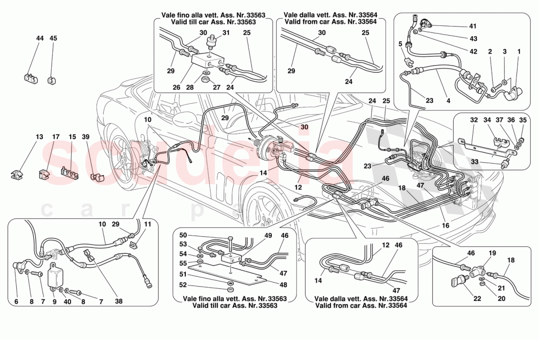 BRAKE SYSTEM -Valid for GD- of Ferrari Ferrari 550 Maranello