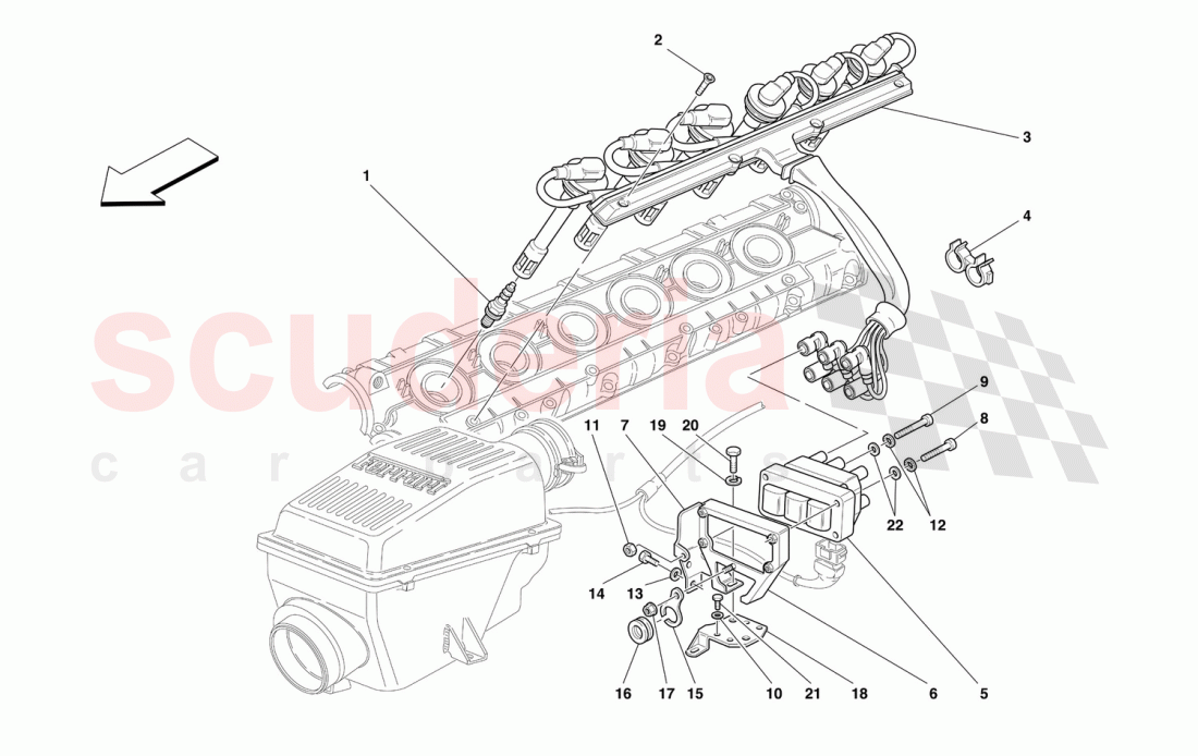 IGNITION DEVICE of Ferrari Ferrari 456 M GT/GTA