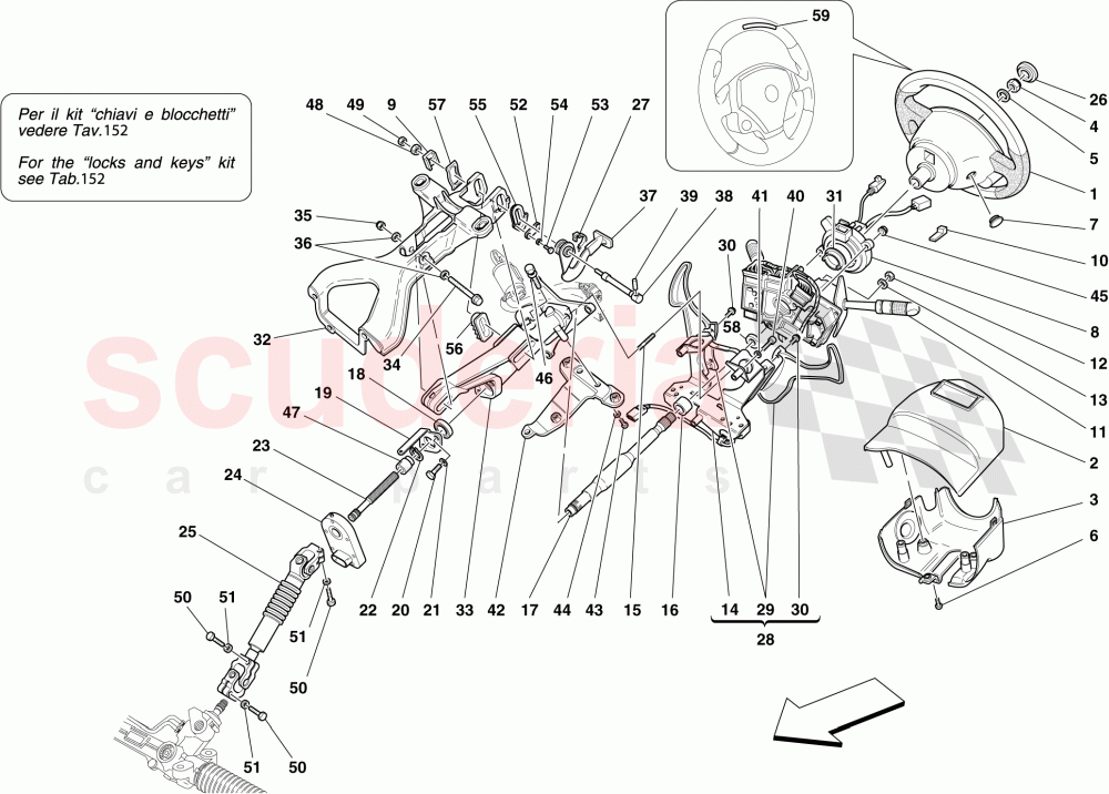 STEERING CONTROL of Ferrari Ferrari 430 Scuderia