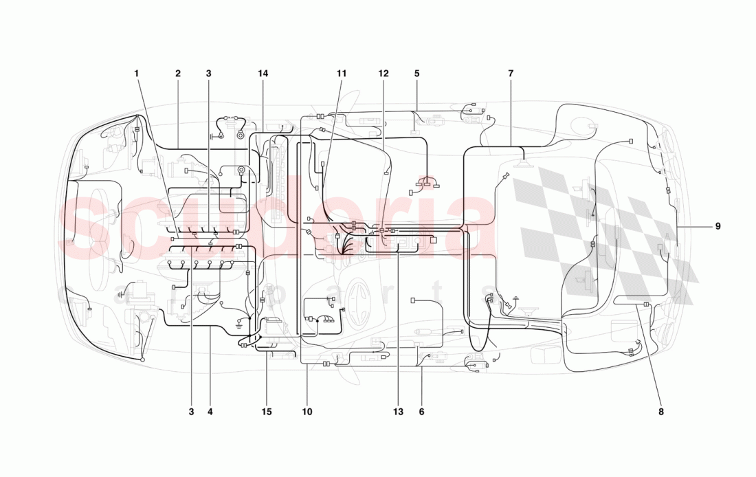 ELECTRICAL SYSTEM of Ferrari Ferrari 550 Maranello