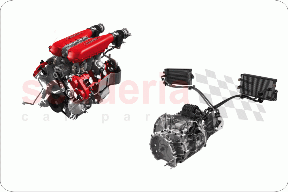 SPARE ASSEMBLY UNITS of Ferrari Ferrari 458 Italia