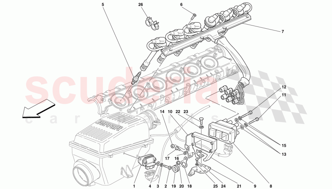 IGNITION DEVICE of Ferrari Ferrari 456 GT/GTA