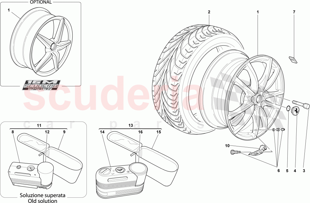 WHEELS of Ferrari Ferrari 430 Scuderia