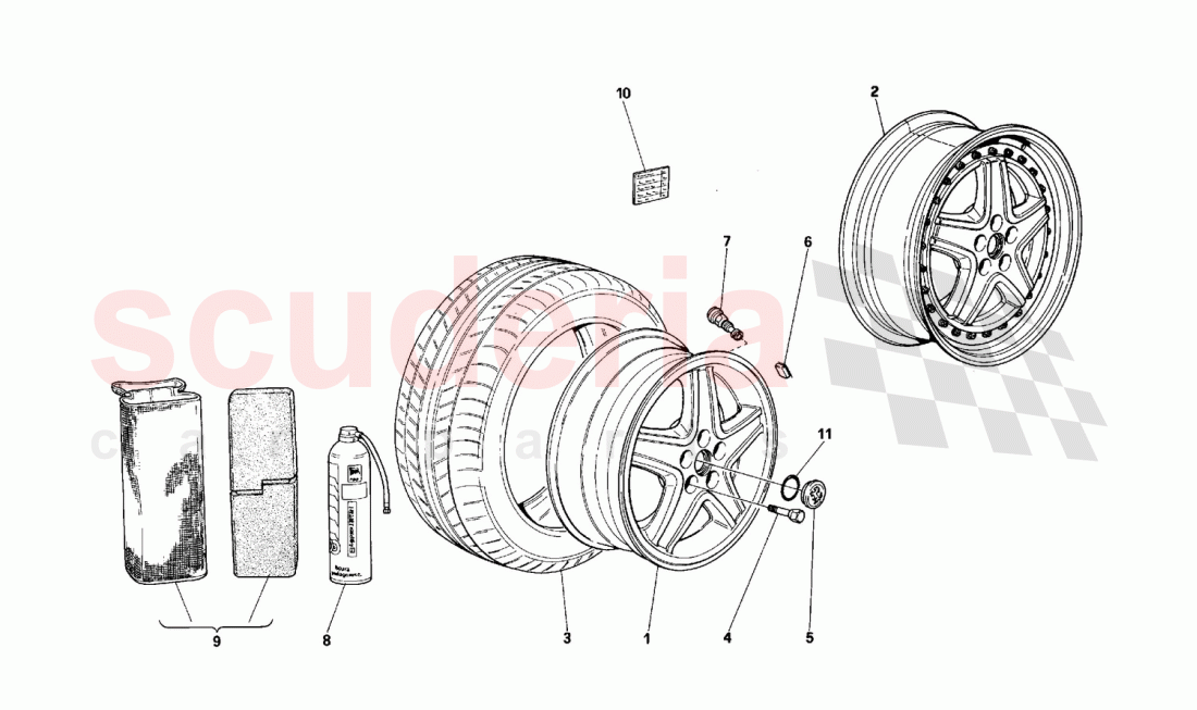 Wheels of Ferrari Ferrari 512 TR