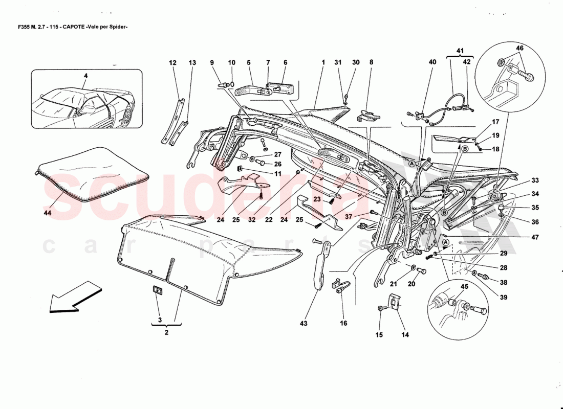 TOP-Valid far Spider- of Ferrari Ferrari 355 (2.7 Motronic)