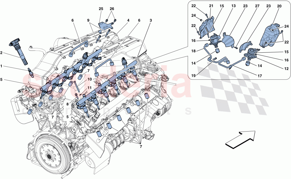 INJECTION - IGNITION SYSTEM of Ferrari Ferrari GTC4Lusso