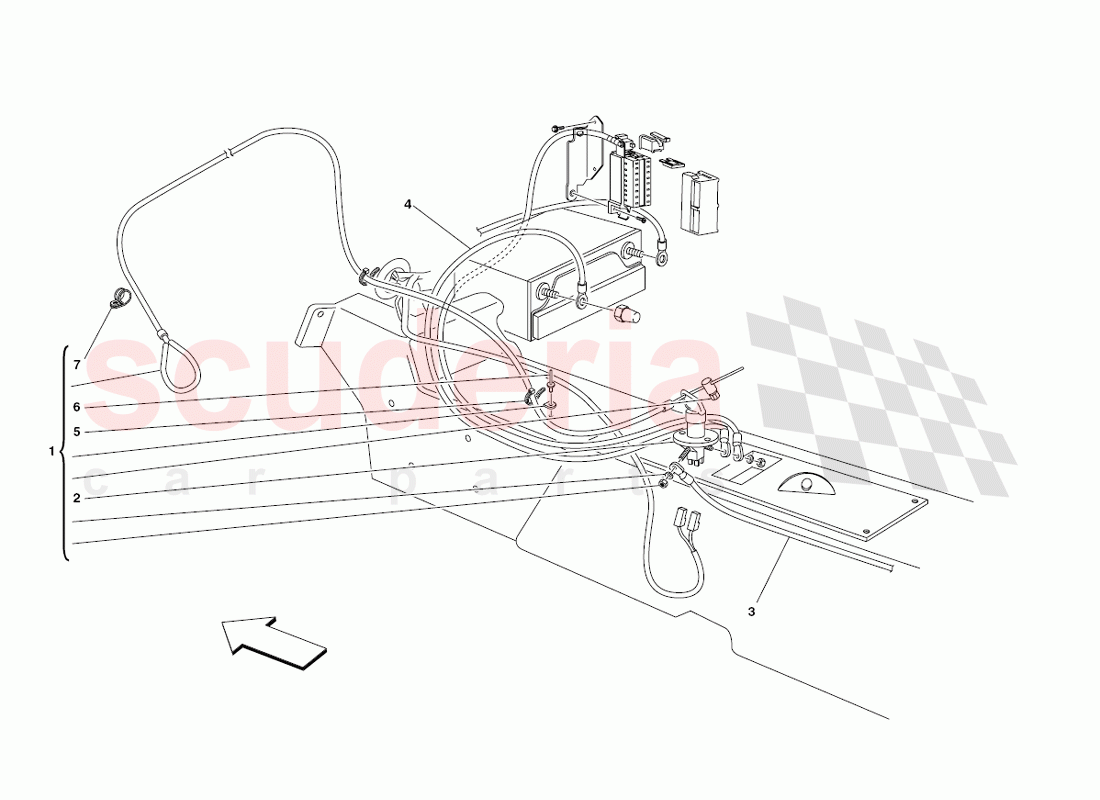 Battery Cut-out of Ferrari Ferrari 430 Challenge (2006)