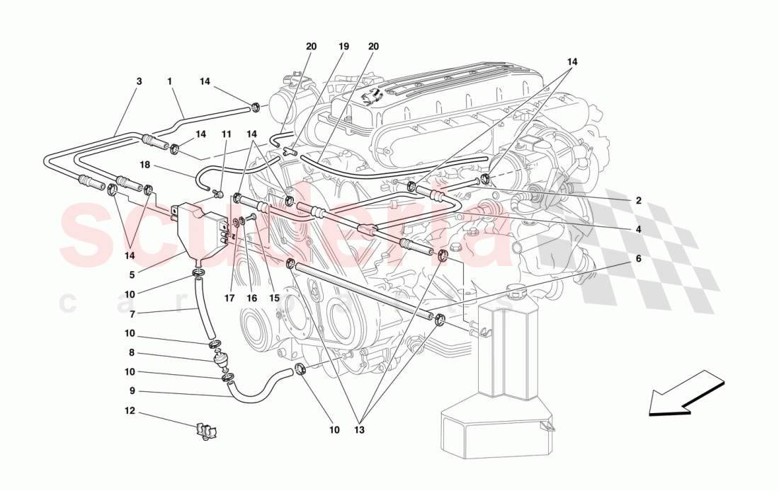 BLOW-BY of Ferrari Ferrari 550 Barchetta