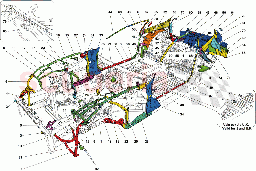 CHASSIS COMPLETION of Ferrari Ferrari FF