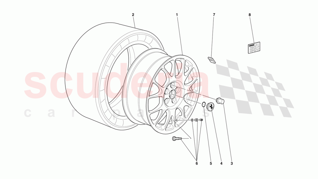 WHEELS of Ferrari Ferrari 360 Challenge (2000)