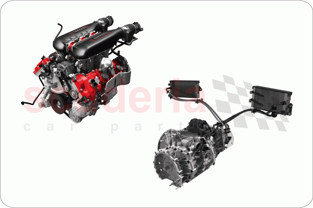 SPARE ASSEMBLY UNITS of Ferrari Ferrari 458 Speciale