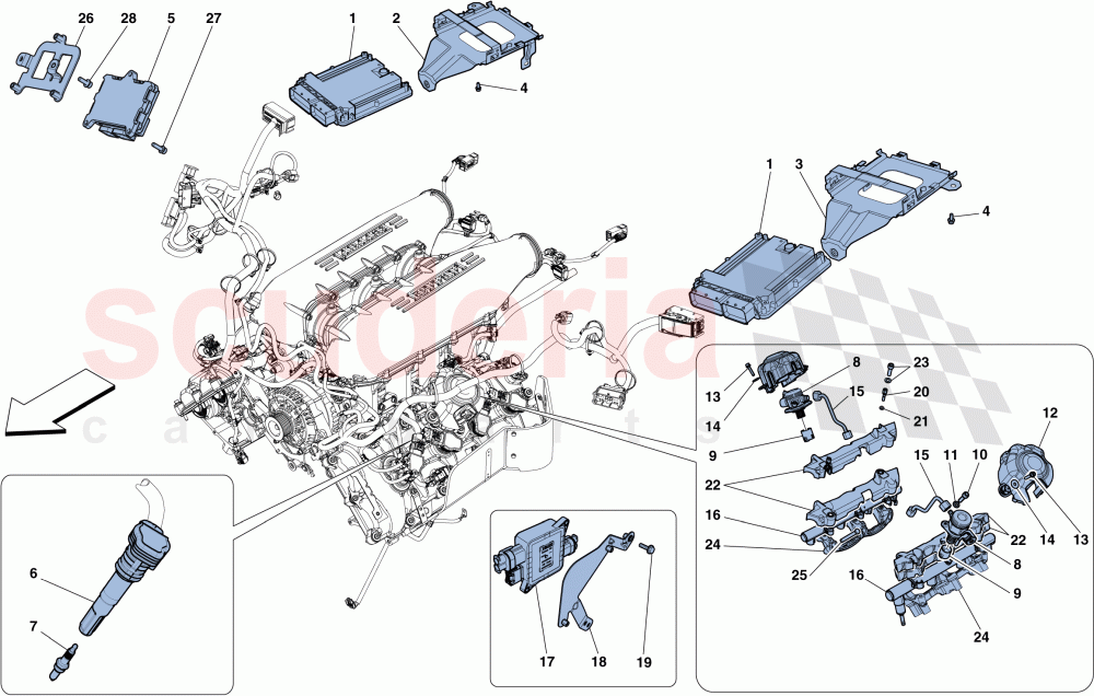 INJECTION - IGNITION SYSTEM of Ferrari Ferrari 458 Speciale Aperta