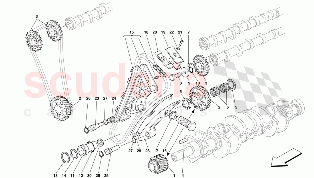 TIMING - CONTROLS of Ferrari Ferrari F50