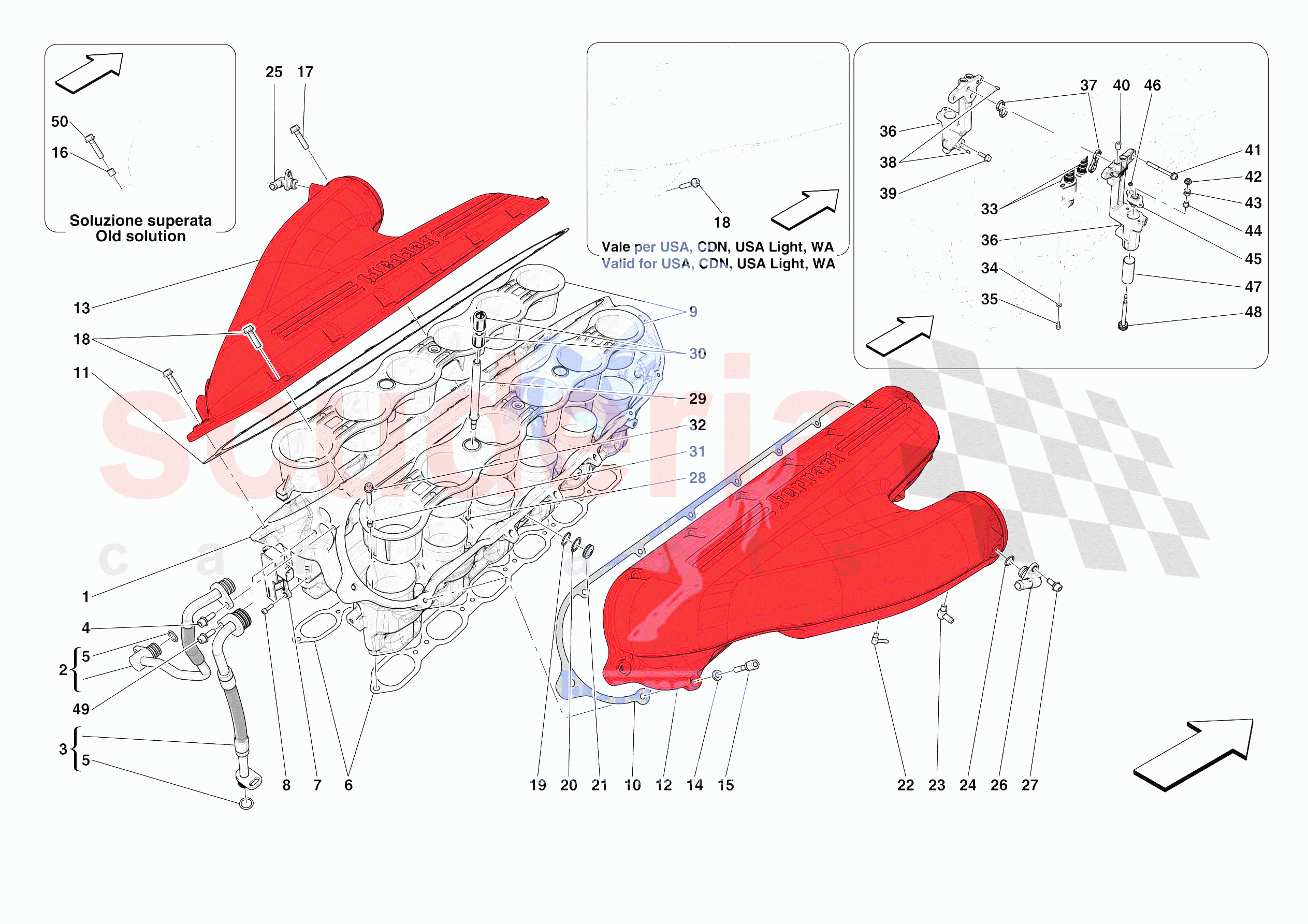 ENGINE INTAKE DUCT of Ferrari Ferrari 812 Competizione Europe