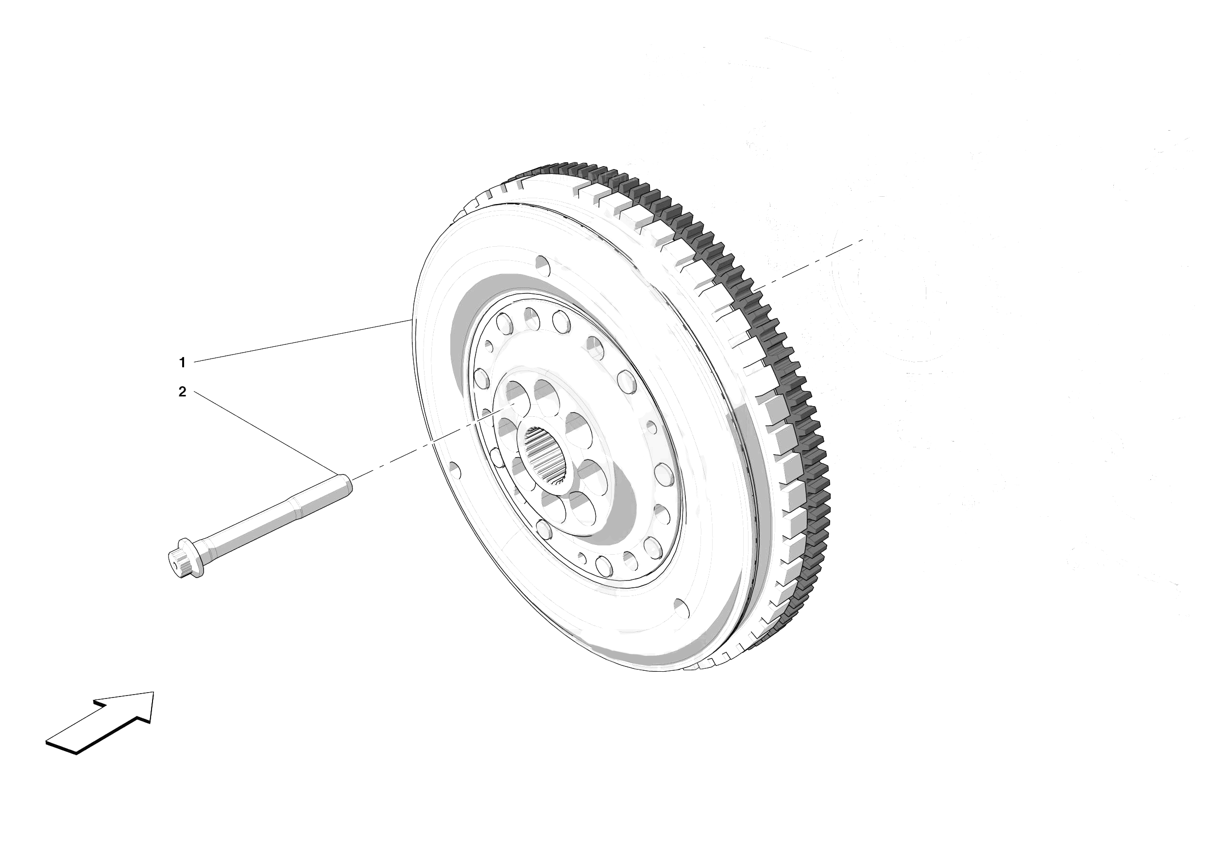 ENGINE FLYWHEEL of Ferrari Ferrari F8 Tributo USA