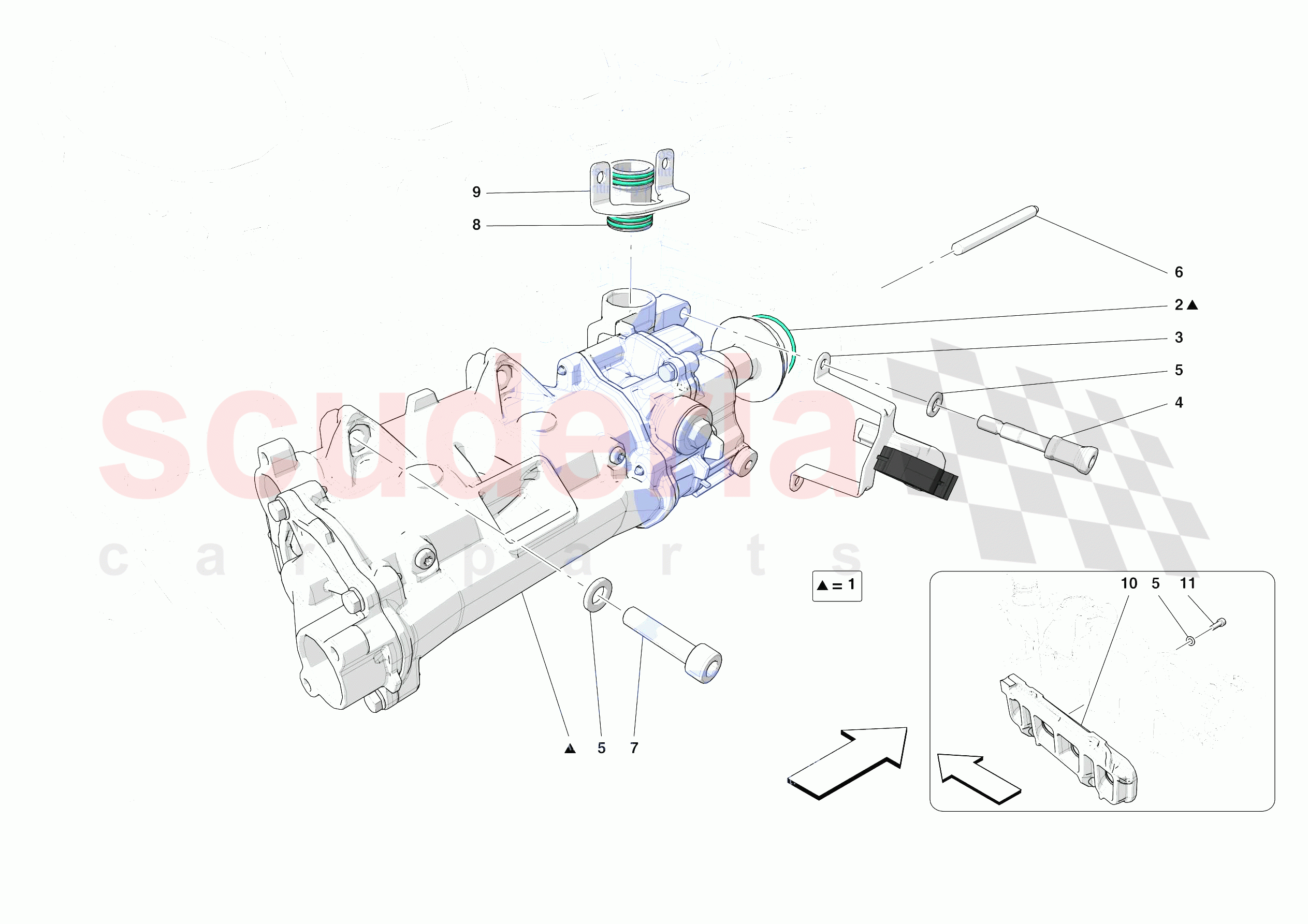 ENGINE OIL PUMP of Ferrari Ferrari Monza SPA2 Europe